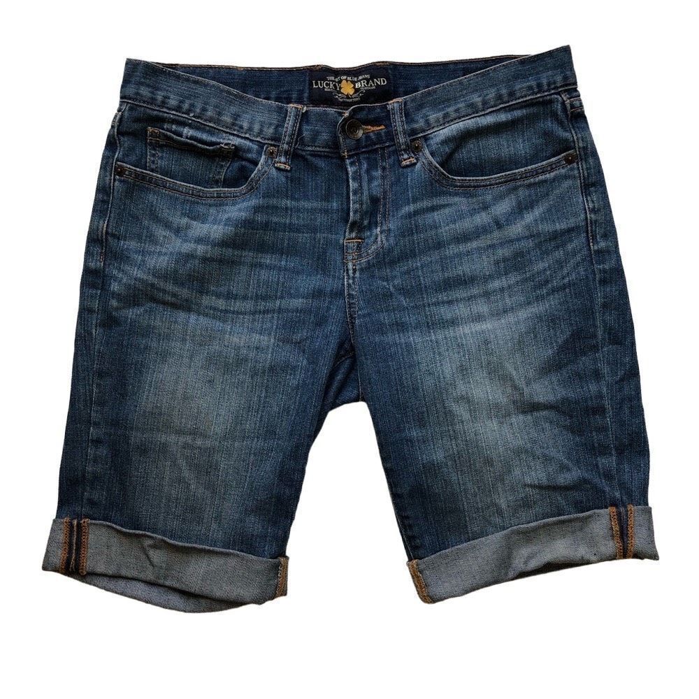 Lucky Brand Abbey Cuffed Bermuda Short - Women’s 28